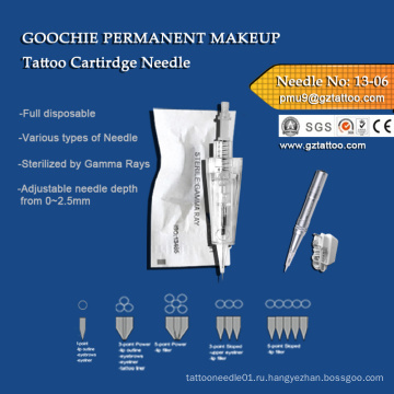 Gsoochie Tattoso Cardridge Nededle для косметики Pdermanenst (№: 13-06)